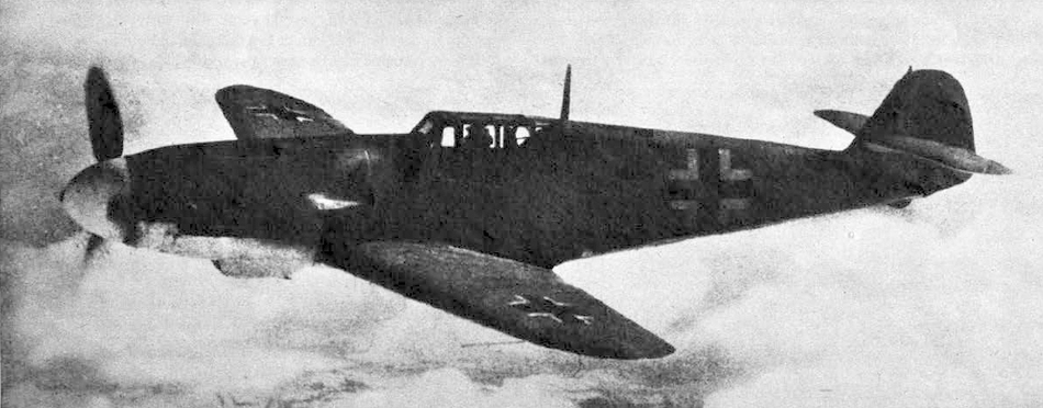 Messerschmitt Bf 109G from the left 
