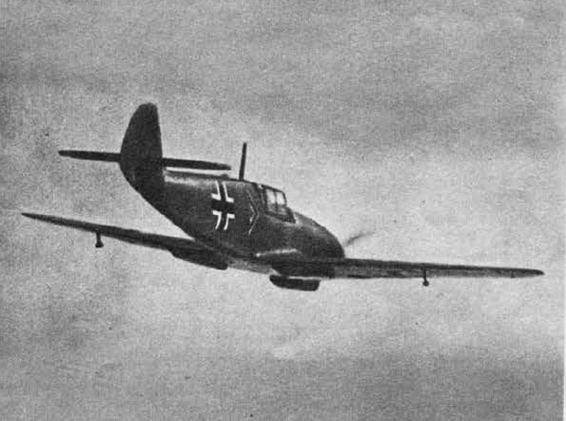 Messerschmitt Bf 109G from the rear 