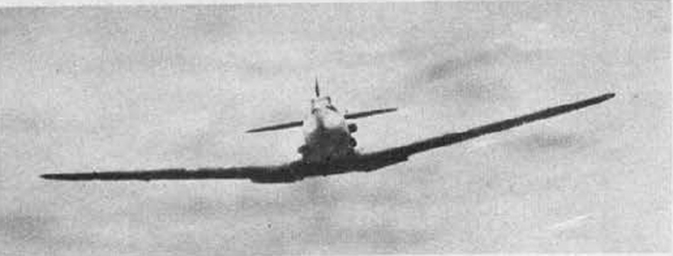 Messerschmitt Bf 109 from the front 