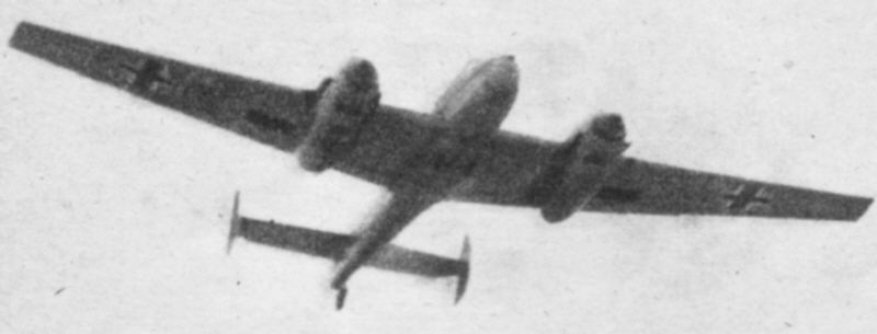 Messerschmitt Bf 110 from below