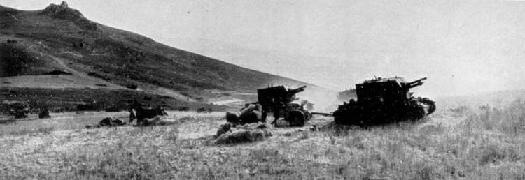 Bishop self propelled gun, Sicily 1943