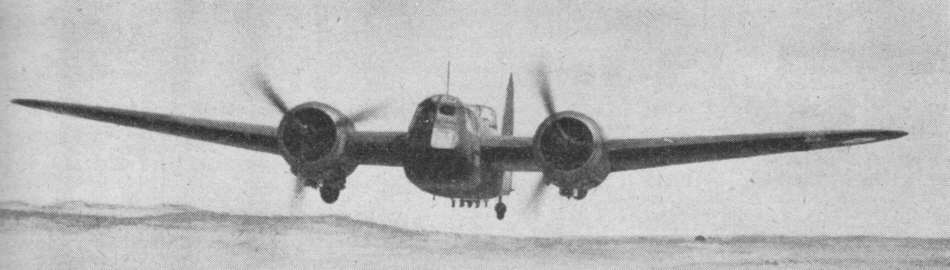 Bristol Blenheim I over the desert