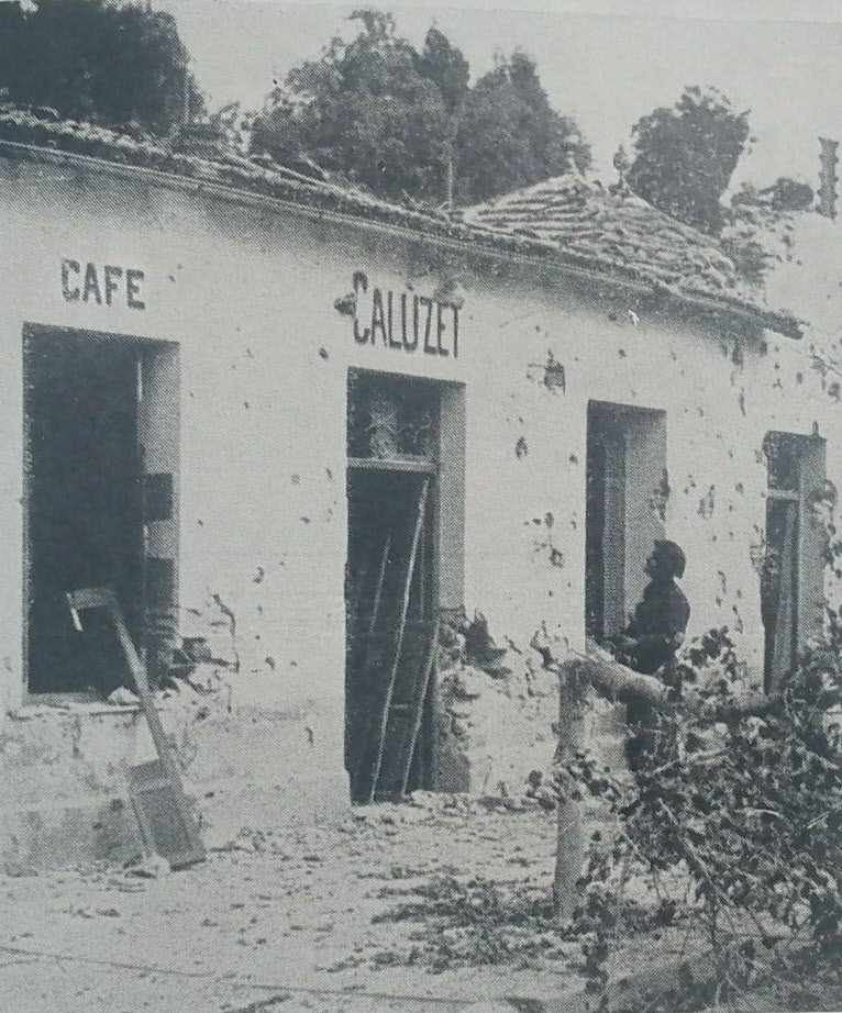 Bomb Damage at Tebourba 