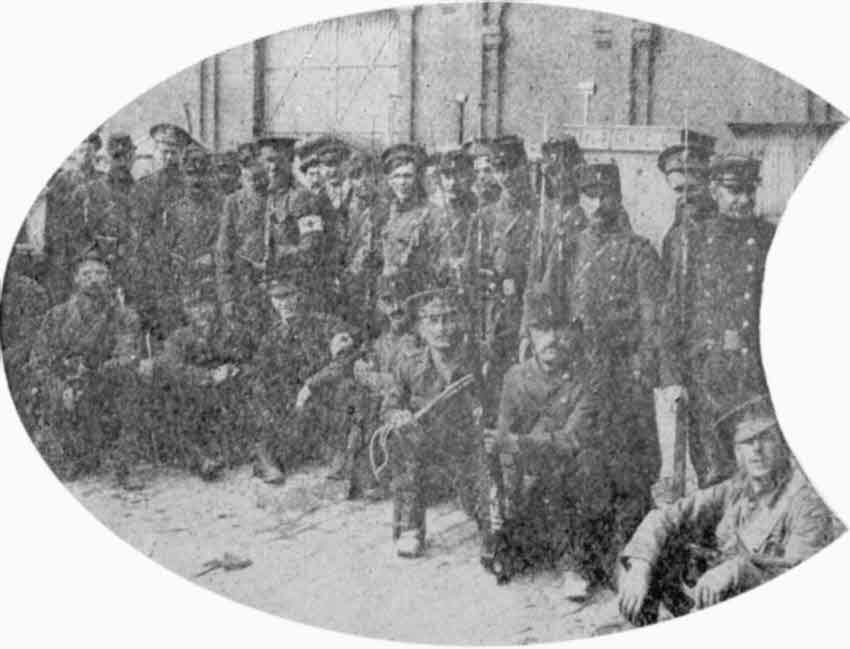 British and French Troops mingle, August 1914 