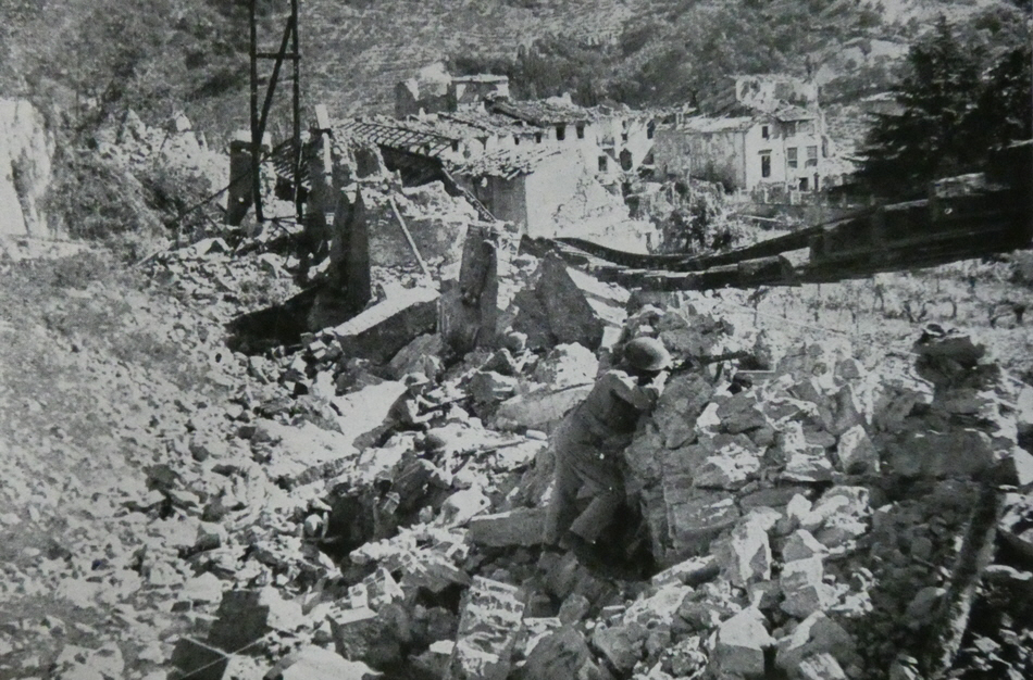 British Infantry at Ronta, 1944 