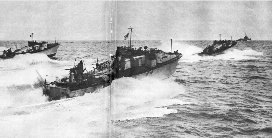 Formation of British Power Boat 70ft Motor Gun Boats