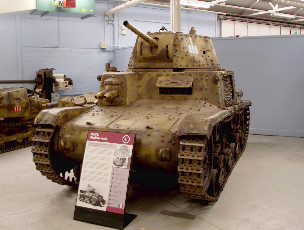 Carro Armato M14-41 from the front