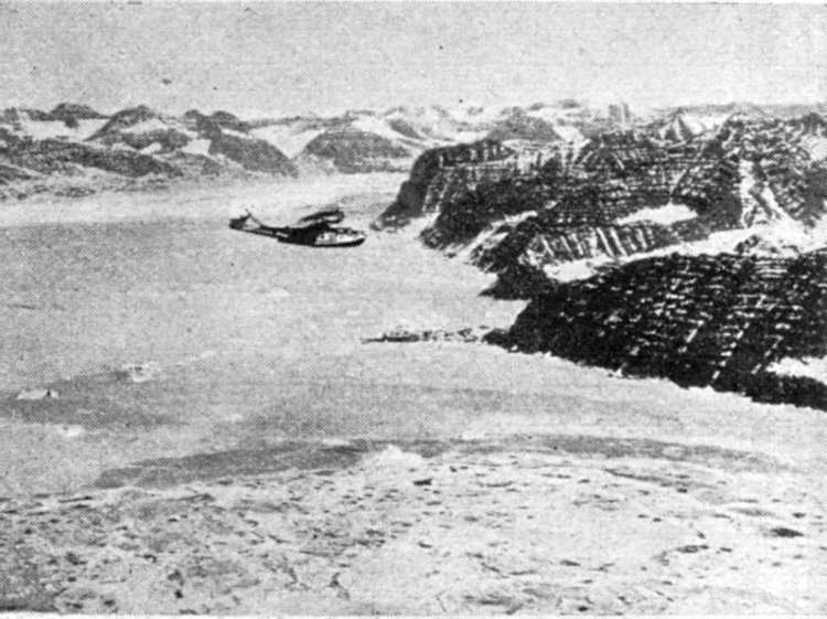Consolidated PBY Catalina over Greenland
