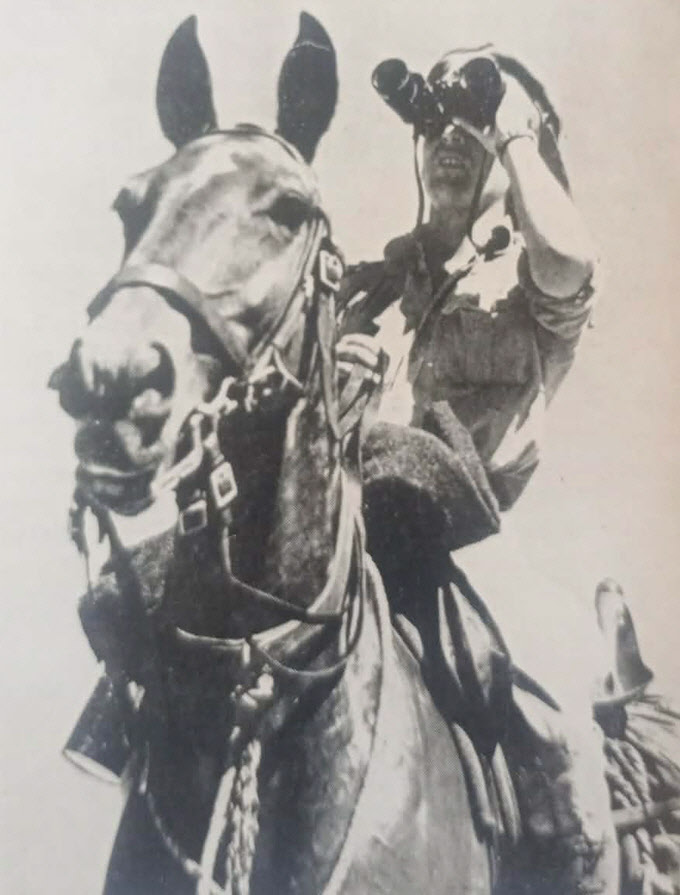British Cavalry Patrol, Syria, 1941 