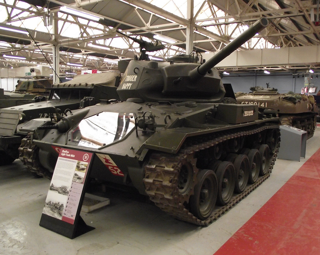 M24 Chaffee from the front