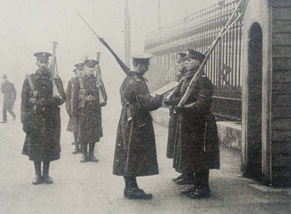 Changing the Guard, Buckingham Palace, 19 February 1919 