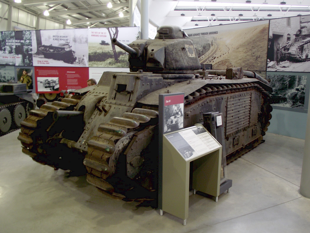 Char B1 Bis from the front-left