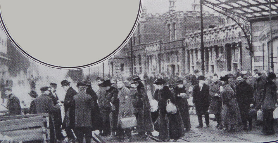 Checking Refuge Papers, Ghent 