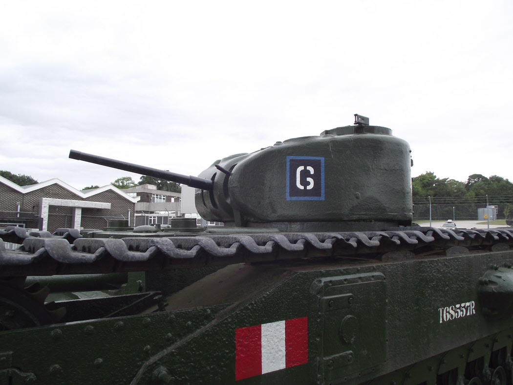 Churchill I Turret from the left 