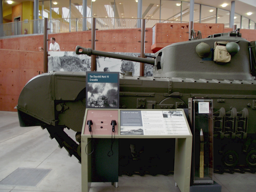 Front-left of Churchill VII