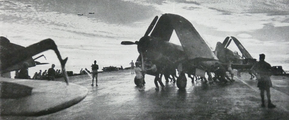 Corsairs on Carrier of British Eastern Fleet, c.1944 