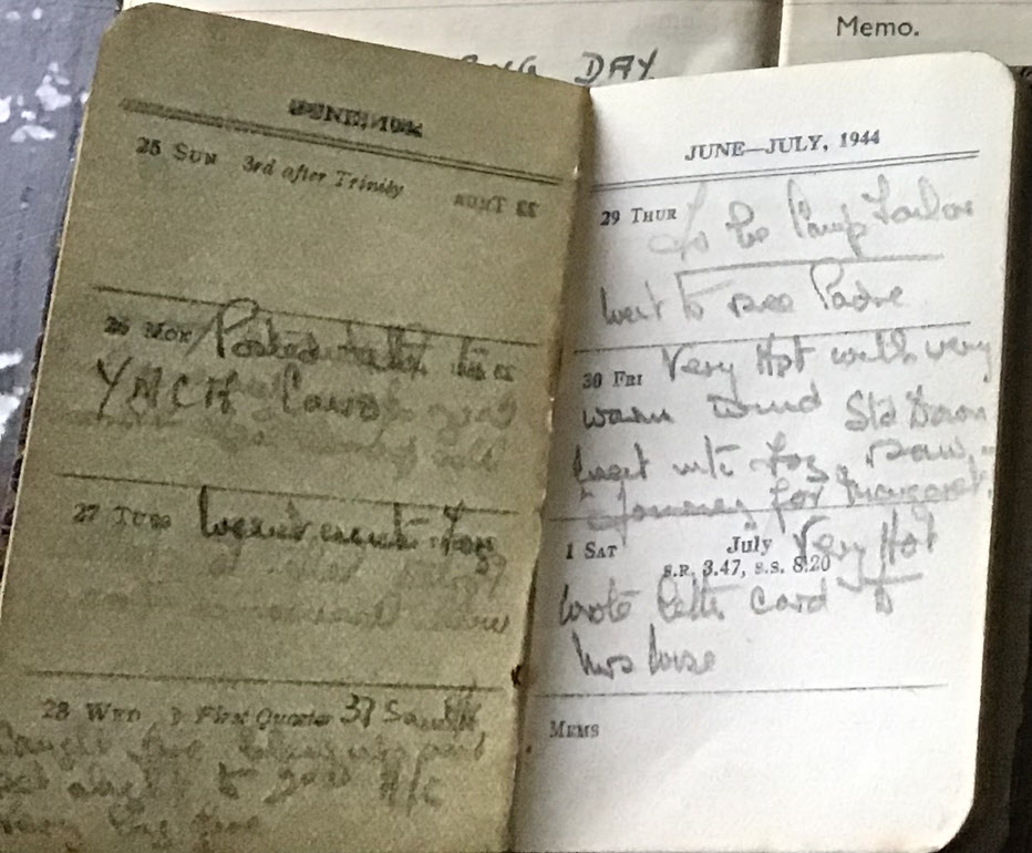 Douglas Cowlishaw's Diary, June-July 1944