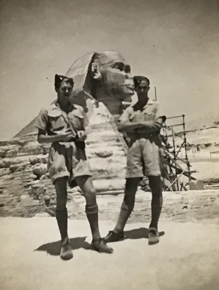 Douglas Cowlishaw at the Great Sphinx 