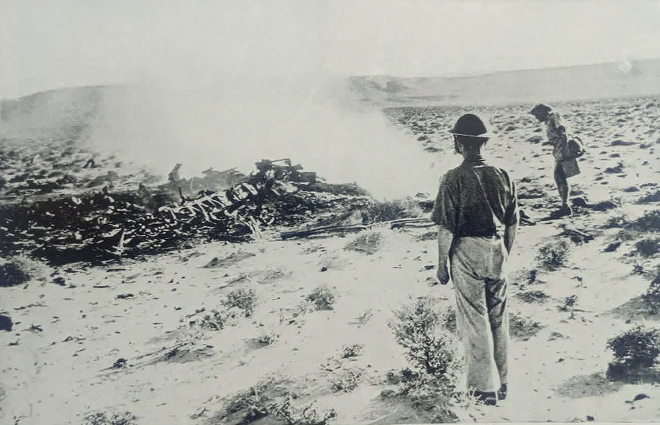 Crashed German Aircraft, Fort Capuzzo, summer 1941 