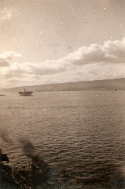 Aircraft Carrier from RMS Queen Elizabeth 