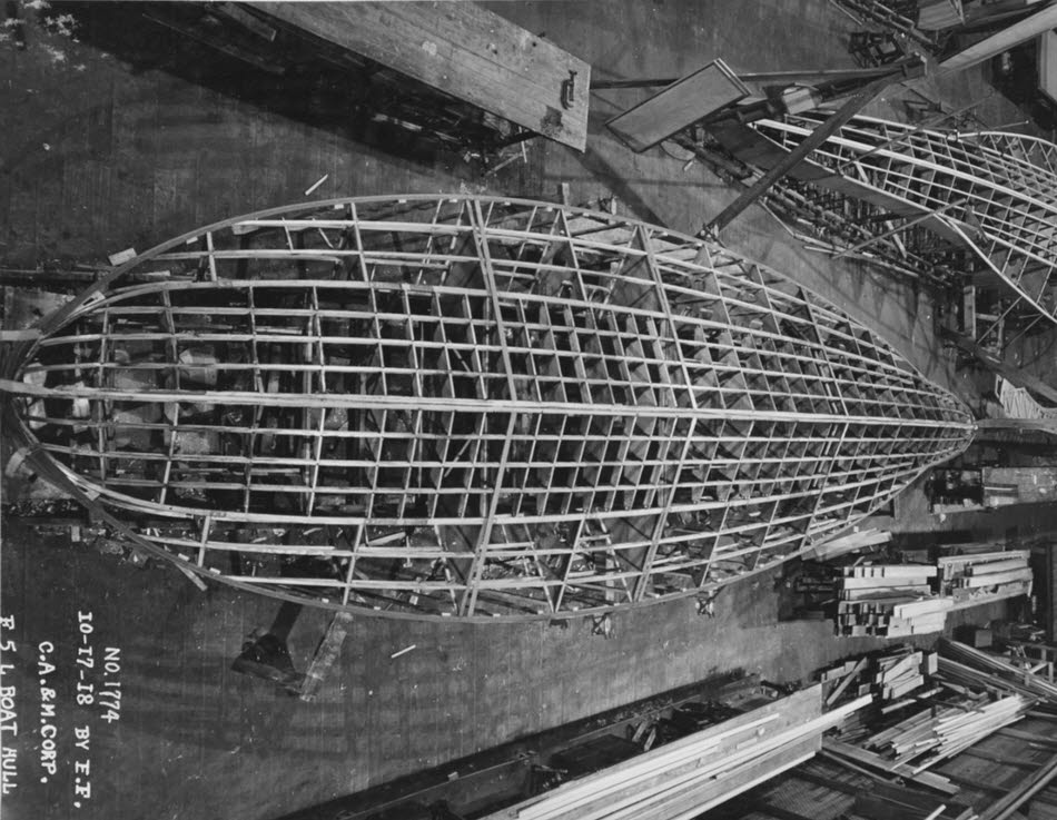 Boat Ribs on Curtiss F-5L 