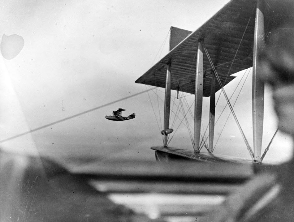 Curtiss H-16 on Patrol over North Sea 