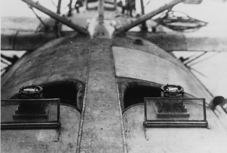 Cockpit on Curtiss NC 