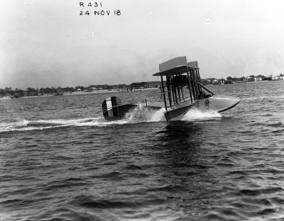 Curtiss Model F at Norfolk, Virginia, 1918 