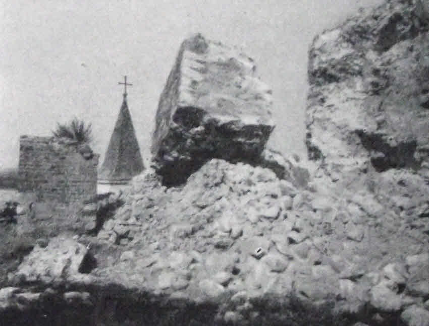 Shell damage at Belgrade, 1914 (2 of 2) 