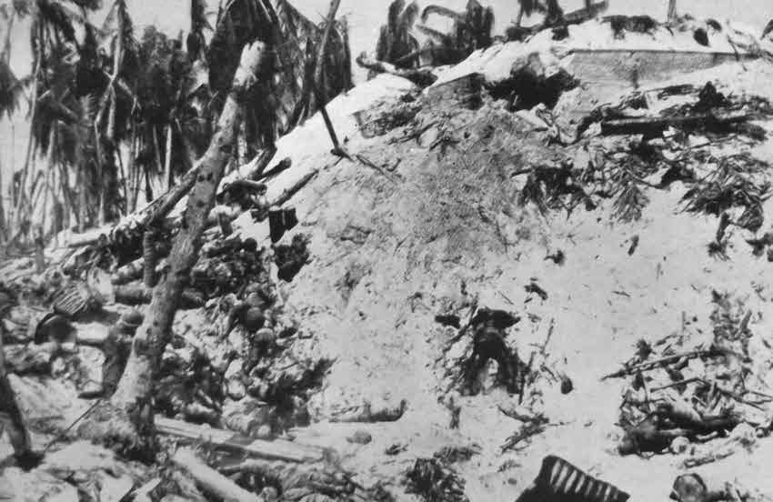Destroyed Japanese Pillbox on Tarawa 