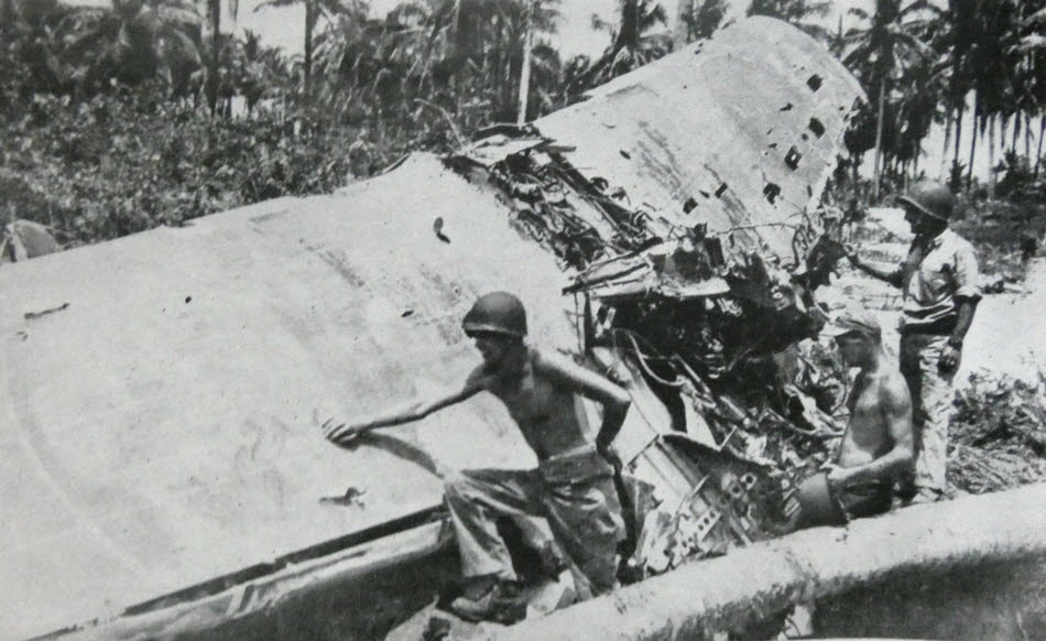 Destroyed Zero on Admiralty Islands 