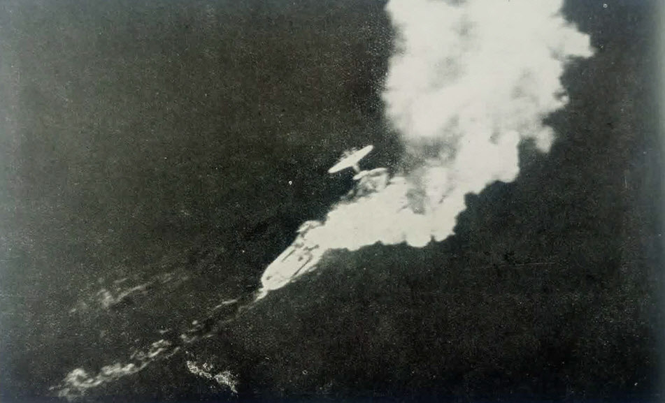 Dived Bombed Ship on Fire off Norway 
