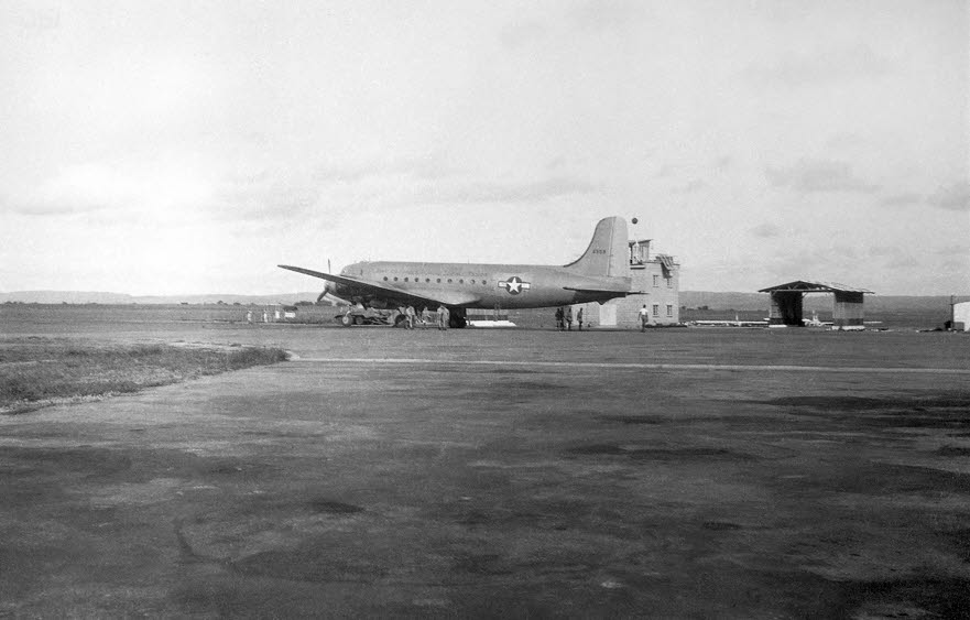 Douglas C-54 from the back-left 