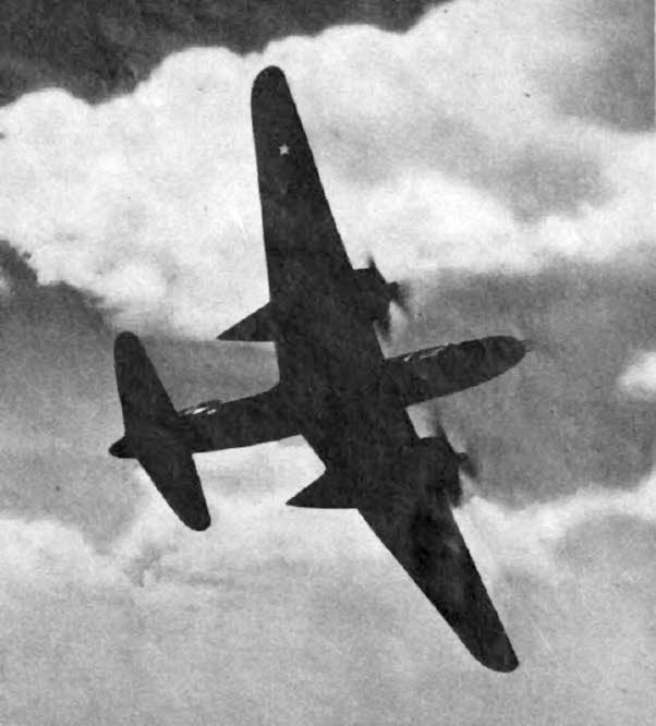 Douglas P-70 Nighthawk from below 