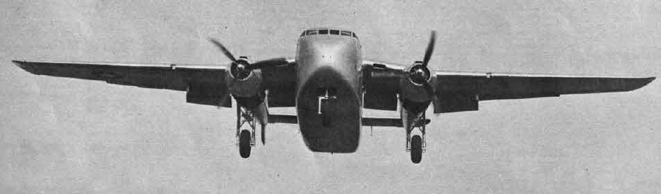 Fairchild C-82 Packet from the front 