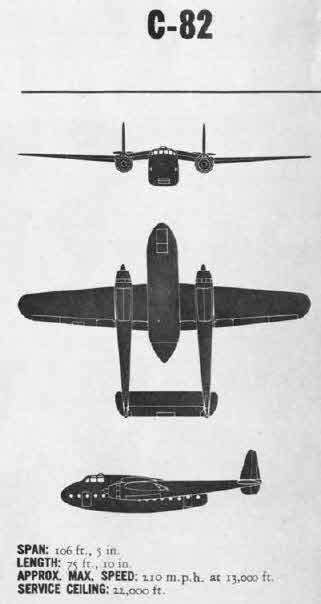 Plans of Fairchild C-82 Packet 