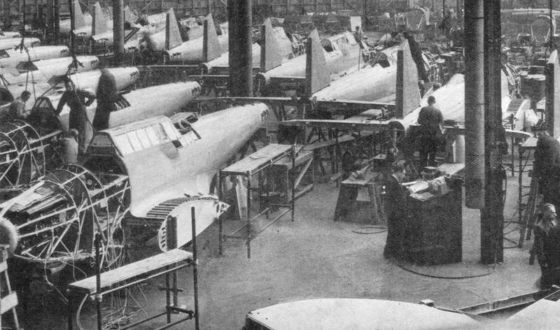 Fairey Battle under construction (1 of 2) 