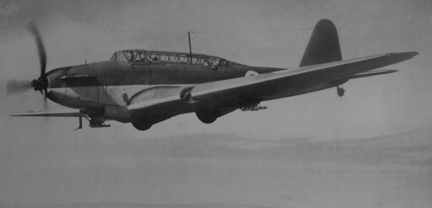 Fairey Battle in Flight 