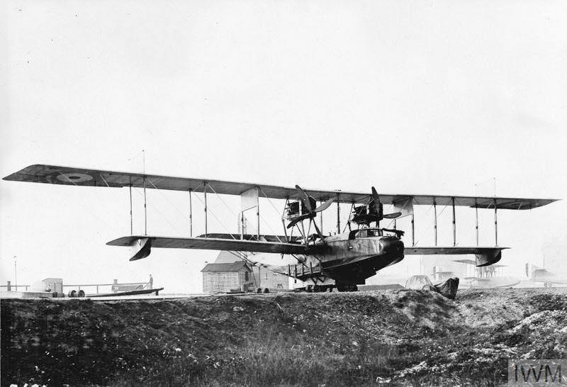 Felixstowe F.3 prototype from the front 
