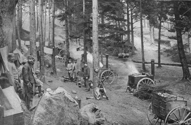 French field kitchens at Verdun, 1916 