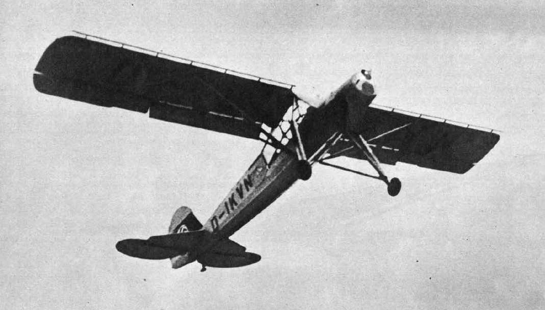 Fieseler Fi 156 Storch from Below 