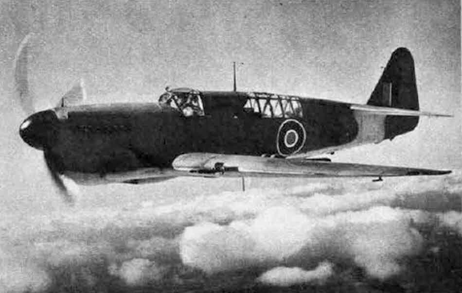 Fairey Firefly I from the left 