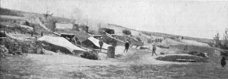 Battery of French 75s at Verdun 