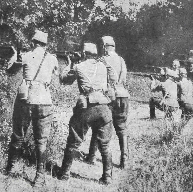 French Cavalry Rearguard Action, 1914 