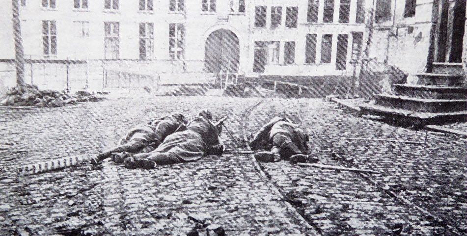 French enter Audenarde, November 1918 