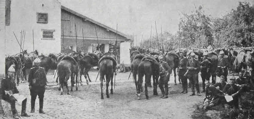 French Lancers near Namur 