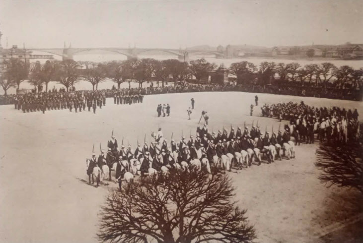 French Reception for British Sailors, Mainz, 1919 