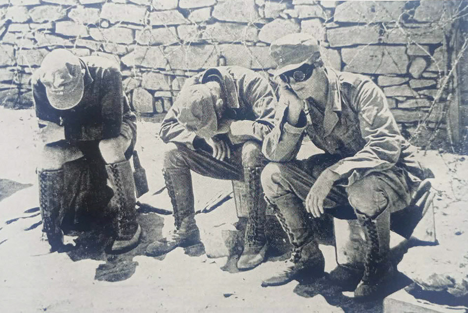Dejected Germans captured at Sollom, 1941 