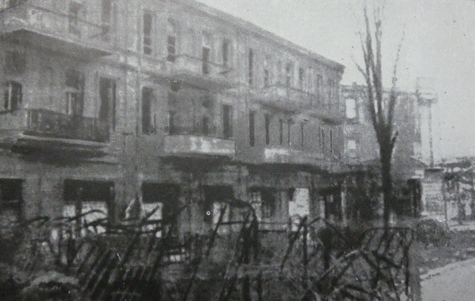 German Barricades in liberated Yalta 