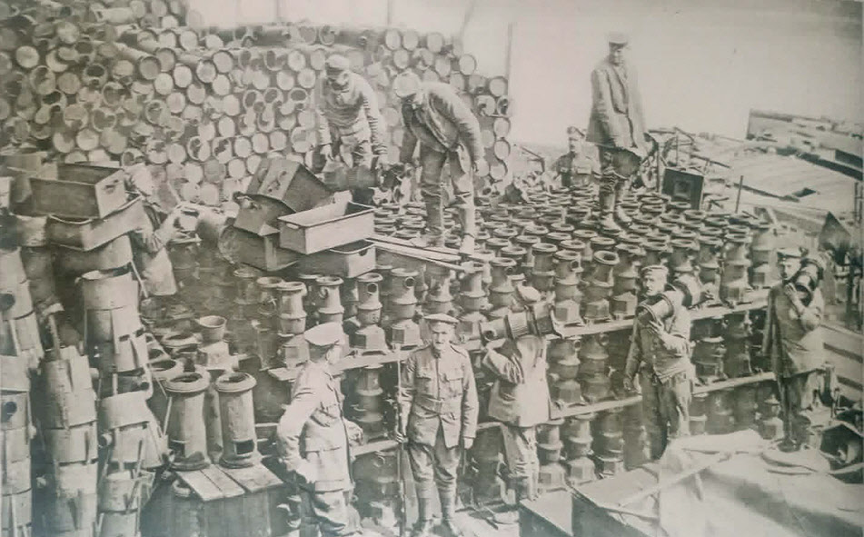 German Trench Stoves at Namur 